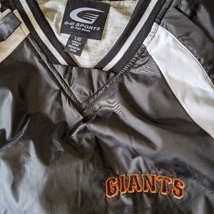 San Francisco Giants lined windbreaker pullover.